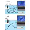 Dual USB-C to USB-C Charging Cable, 100W, 2m, Male to Two Males, Smart Power Splitter Cable, Charges Two Devices from One USB-C PD Port, Delivers up to 100W for single charging and up to 70W 