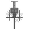 Trolley Mount Stand for TV & Monitors (crank handle height adjust), For screens: 37" to 65", VESA compatibility: all between 200x200 to 600x400mm -check the dimensions of the four mounting ho