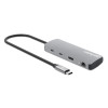 USB-C Dock/Hub with Card Reader, Ports (x7): Ethernet, HDMI, USB-A (x3) and USB-C (x2), with Power Delivery (PD) 100W- requires external USB-C charger (not included). USB powered (no external