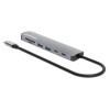 USB-C Dock/Hub with Card Reader, Ports (x5): HDMI, USB-A (x2) and USB-C (x2), with Power Delivery (PD) 100W- requires external USB-C charger (not included). USB powered (no external power sup