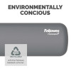 Fellowes Wrist Rest Breyta Palm Rest with Antibacterial Protection Ergonomic Wrist Support Grey