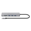 USB-C Dock/Hub with Card Reader, Ports (x7): Ethernet, HDMI, USB-A (x3) and USB-C (x2), with Power Delivery (PD) 100W- requires external USB-C charger (not included). USB powered (no external