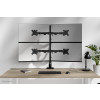 Neomounts DS60-600BL2-2 Quadruple monitor arm 10-32"