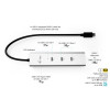 USB-C Charging Metal HUB 5port with USB-C video 8K + Power Delivery 85W