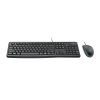 Logitech MK120 keyboard Mouse included USB QWERTY UK English Black 920-002552 920-002552