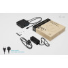USB-C DP Dual HDMI Docking Station with Power Delivery 100 W + Universal Charger 100W