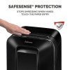 Fellowes Paper Shredder LX200 12 Sheet Mini Cut Shredder with 22 Litre Pull Out Bin Advanced Security P4