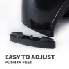 Fellowes Computer Monitor Stand with 3 Height Adjustments - Smart Suites Monitor Riser Plus with Storage Area - Ergonomic Adjustable Monitor Stand for Computers - Max Weight 10KG/Max Size 21"