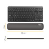 Fellowes Keyboard Wrist Rest Breyta Compact Keyboard Wrist Support with Antibacterial Protection Ergonomic Wrist Support Black
