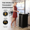 Fellowes Paper Shredder 350 Sheet Auto Feed Cross Cut Shredder AutoMax 350C Shredder with 68 Litre Bin High Security P4