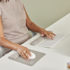 Fellowes Keyboard Wrist Rest Breyta Compact Keyboard Wrist Support with Antibacterial Protection Ergonomic Wrist Support Sand