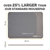 Fellowes XL Mouse Mat with Non-Slip Base Breyta XL Mouse Pad with Antibacterial Protection Grey