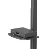 Trolley Mount Stand for TV & Monitors (crank handle height adjust), For screens: 37" to 65", VESA compatibility: all between 200x200 to 600x400mm -check the dimensions of the four mounting ho
