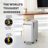 Fellowes Paper Shredder LX221 20 Sheet Micro Cut Shredder with 30 Litre Pull Out Bin Superior Security P5 White