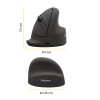 Fellowes Vertical Wireless Mouse Breyta Ergonomic Right Handed Vertical Mouse Medium