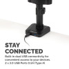 Fellowes Triple Monitor Arm - Platinum Series Monitor Mount for Three 7KG 27 Inch Screens - Adjustable Triple Monitor Desk Mount - Tilt 45Â° Pan 180Â° Swivel 360Â° Rotation 360Â°, VESA 75 x 7