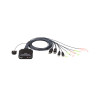 Aten CS22DP-AT KVM switch Black CS22DP