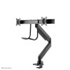 Neomounts NM-D775DXBLACK Monitor arm 10-32" - gas spring - Topfix - 180°-stop