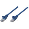 Intellinet Network Patch Cable, Cat6, 2m, Blue, CCA, U/UTP, PVC, RJ45, Gold Plated Contacts, Snagless, Booted, Lifetime Warranty