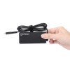 Mains USB-C Laptop Charger 65W, AC (UK) to Type-C Power Adapter, Universal Voltage Compatible with Most Notebooks, Ideal as Second or Replacement Power Supply, Includes Detachable UK AC Power
