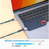 Fast USB-C to USB-C Cable (240W), 2m, 240W Laptop Charging + High-Speed Data & Video, Works with ALL Laptops (Note additional USB-C 240W wall charger needed), 40 Gbps Ultra-Fast Transfers, Ex