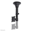 Neomounts FPMA-C025BLACK Monitor/TV mount ceiling 10-30" - h 37-47 cm - tiltable