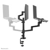 Neomounts DS20-425BL2 Monitor arm with laptop holder 17-27" - space saving