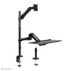 Neomounts FPMA-D500KEYB Sit-stand workstation desk 10-27" - gas spring