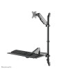 NeoMounts by Newstar -  Sit-stand workstation wall 17-32" - gas spring - WL90-325BL1