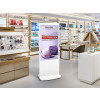 Allsee Technologies L55HD9W Signage Display Totem design 139.7 cm (55") LCD Wi-Fi 450 cd/mÂ² Full HD White Built-in processor Android 7.1 24/7 L55HD9W