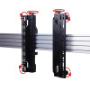 B-Tech BT8372-3X3-60 152.4 cm (60") Black, Silver BT8372-3X3-60/BS