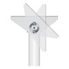 B-Tech BT893-FD project mount Black, Chrome BT893-FD200/BC