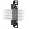 B-Tech SYSTEM X - Adjustable Height and Depth Rail Mounting Bracket