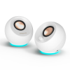 CREATIVE Pebble Pro - 2.0 USB-C Computer Speakers with RGB (White)
