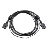 Eaton EBMCBL48 power cable Black 2 m C14 coupler