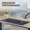 Fellowes Computer Desk Mat with Non-Slip Base Breyta Desk Mat with Antibacterial Protection Black - 100139320