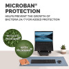 Fellowes Computer Desk Mat with Non-Slip Base Breyta Desk Mat with Antibacterial Protection Marine - 100139322