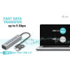 USB-C/USB-A Charging Metal HUB 7 Port