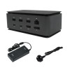i-tec USB4 Metal Docking station Dual 4K HDMI DP with Power Delivery 80 W + Universal Charger 100 W