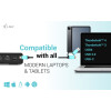 i-tec USB 3.0 / USB-C / Thunderbolt 3 Dual Display Docking Station Gen2 + Power Delivery 100W - CADUA4KDOCKPDL2UK