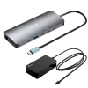 i-tec Metal USB-C Nano 3x Display Dock, 2x HDMI 1x USB-C video with Power Delivery 140W + Universal Charger 140 W - C31NANOTRIPLED140UK