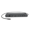 i-tec Metal SB-C Ergonomic 4K 3x Display Docking Station with Power Delivery 85 W + Universal Charger 100 W - C31FLATPRO100UK