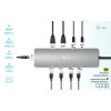 USB-C Metal Nano 2x Display Docking Station with PD 100 W + Charger 100W