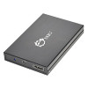 Siig JU-SA0D12-S1 storage drive enclosure Black 2.5"
