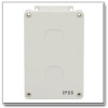 Tripp Lite N206-SB01-IND Waterproof Electrical Junction Box - Surface Mount, Industrial, Single Gang, IP68, TAA, 2 Cutouts