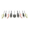 B032-DPUA2 2-Port DisplayPort 1.1/USB KVM Switch with Audio/Video, Built-In Cables, USB Peripheral Sharing