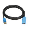 Displayport extension cable with active repeater and latching connector (m/f), 8k 60 P579-009-8K6