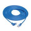 N204-S15-BL-UP Up-Angle Cat6 Gigabit Molded Slim UTP Ethernet Cable (RJ45 Right-Angle Up M to RJ45 M), Blue, 15 ft. (4.57 m)