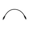 N261-001-BK Cat6a 10G Snagless Molded UTP Ethernet Cable (RJ45 M/M), PoE, Black, 1 ft. (0.3 m)