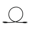 Tripp Lite N261-002-BK Cat6a 10G Snagless Molded UTP Ethernet Cable (RJ45 M/M), PoE, Black, 2 ft. (0.6 m)